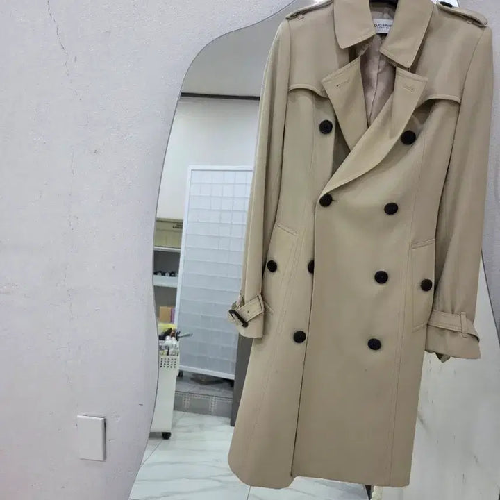 [BUNJANG] Moje Espoir Trench Coat Beige Size 55 / 모조에스핀 트렌치코트55