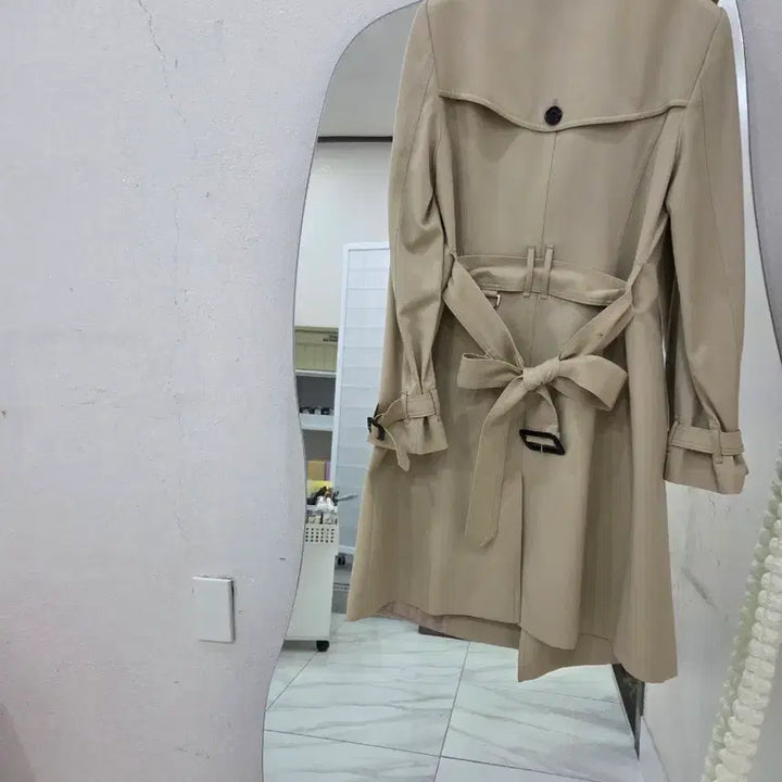[BUNJANG] Moje Espoir Trench Coat Beige Size 55 / 모조에스핀 트렌치코트55