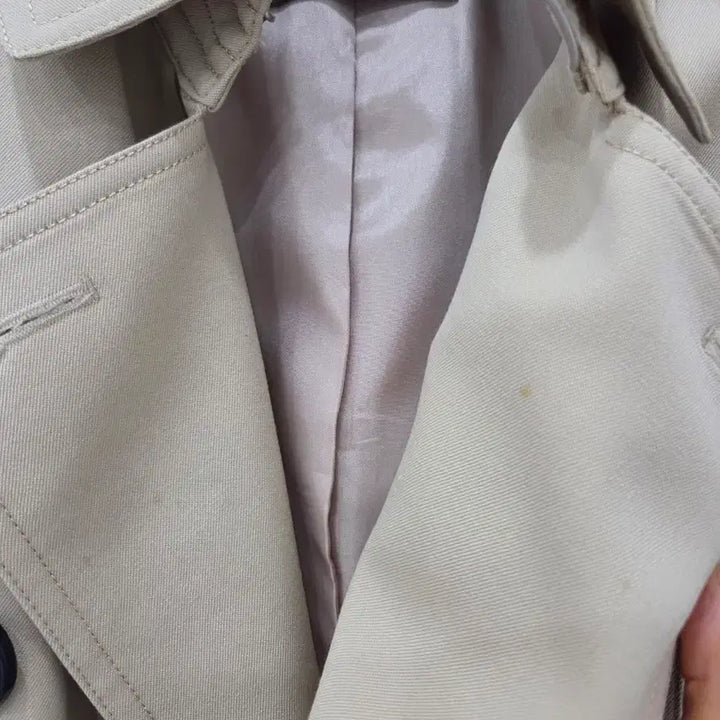 [BUNJANG] Moje Espoir Trench Coat Beige Size 55 / 모조에스핀 트렌치코트55