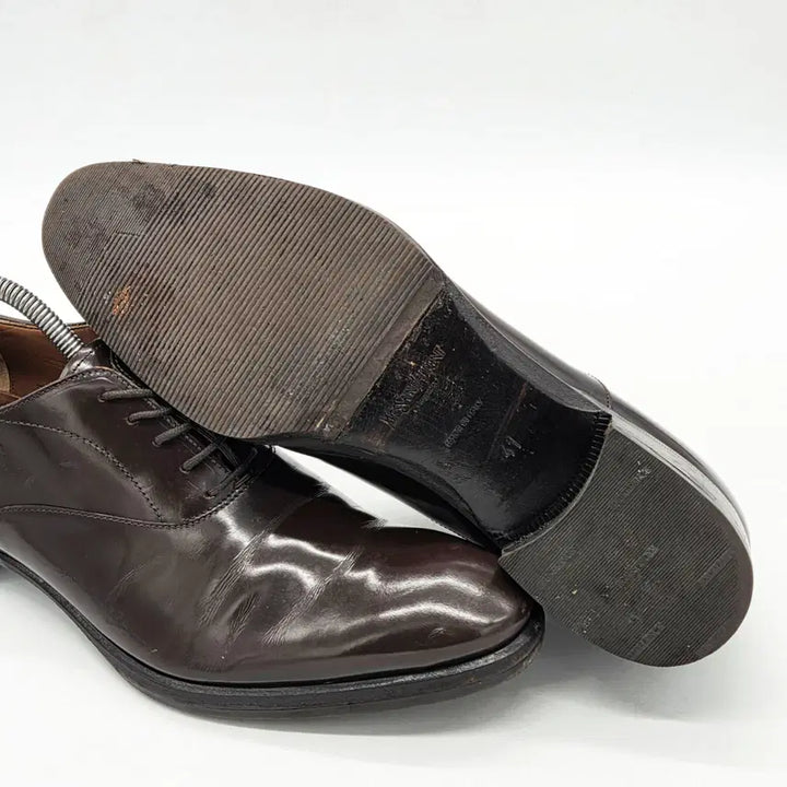 [BUNJANG] Saint Laurent Leather Oxford Shoes Brown (41) / YSL 입생로랑 레더 옥스포드 슈즈 브라운 (41)