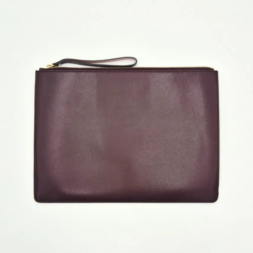 [BUNJANG] Salvatore Ferragamo Gancini Clutch Bag Burgundy Leather / [중고명품셀렉트]페레가모 간치니 클러치백