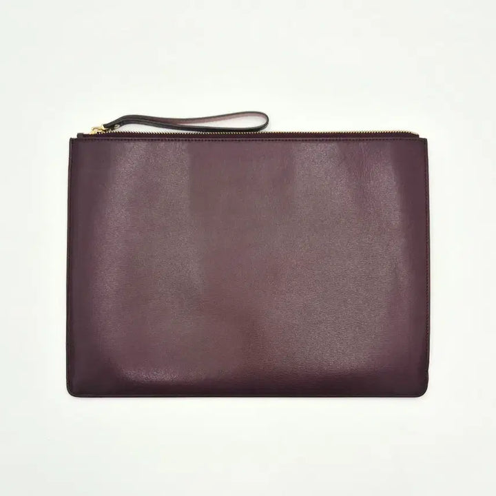 [BUNJANG] Salvatore Ferragamo Gancini Clutch Bag Burgundy Leather / [중고명품셀렉트]페레가모 간치니 클러치백