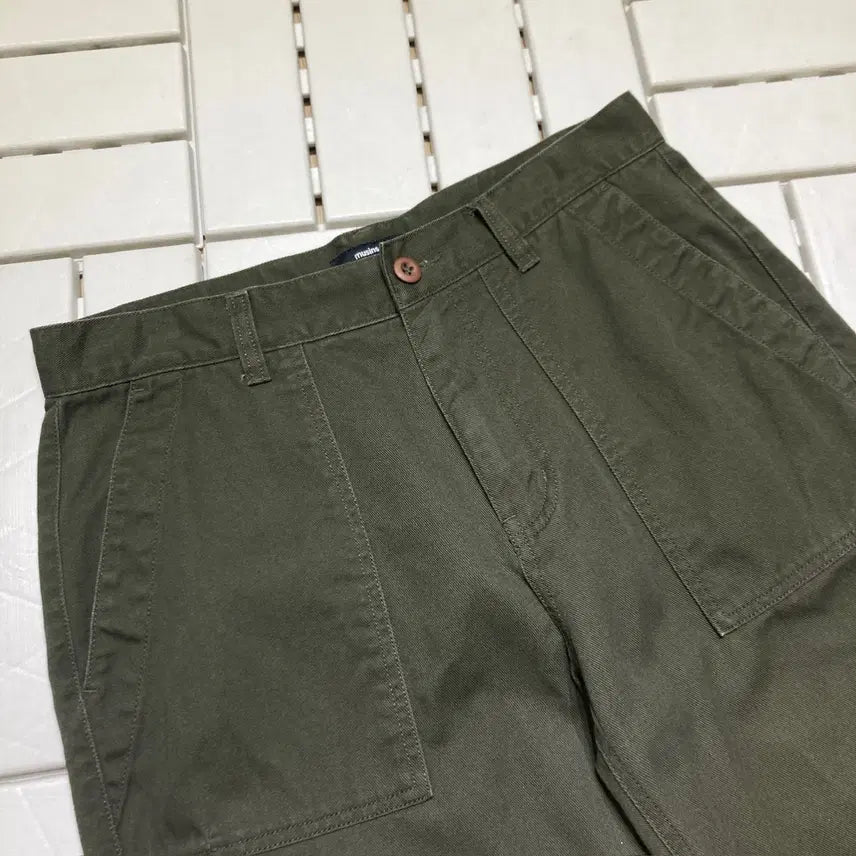 [BUNJANG] Musinsa Standard Fatigue Pants Khaki / [32]무신사스탠다드 퍼티그 팬츠 카키 0554