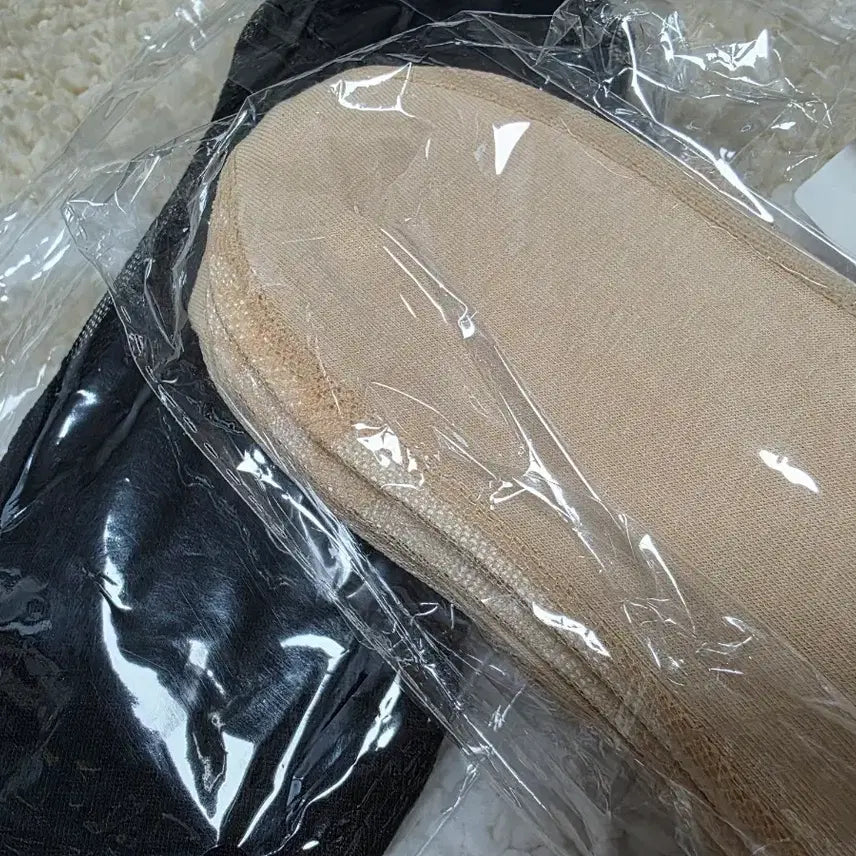 [BUNJANG] Lace Ankle Socks 6-Pair Bundle Set (Black/Skin) / 레이스 덧신 3족 세트 블랙/스킨