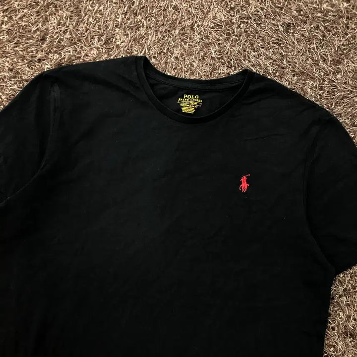 [BUNJANG] Polo Ralph Lauren Pony Black Short Sleeve T-Shirt / L 폴로 랄프로렌 포니 블랙 반팔 티셔츠