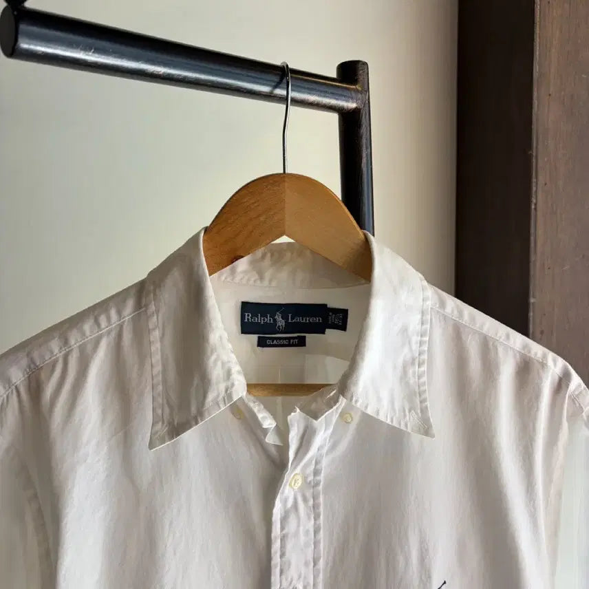[BUNJANG] Polo Ralph Lauren Classic Fit White Shirt / 16926 - 폴로 랄프로렌 화이트 셔츠