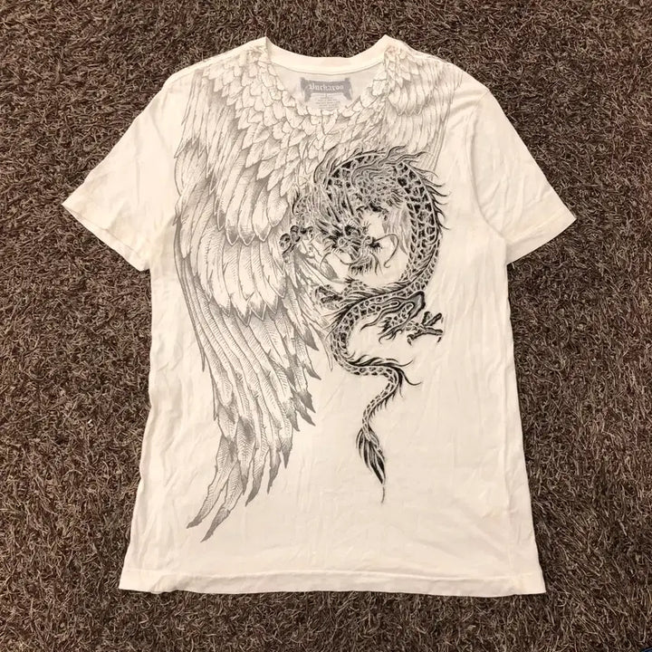 [BUNJANG] L Buckaroo Y2K Oriental Punk Short Sleeve T-Shirt / L 버커루 Y2K 오리엔탈 펑크 반팔 티셔츠