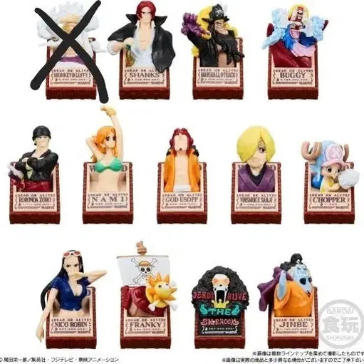 [BUNJANG] One Piece Bounty Poster Egg Choco Figure Set Bundle / 원피스 현상금  초코에그 수배서 피규어  세트 일괄