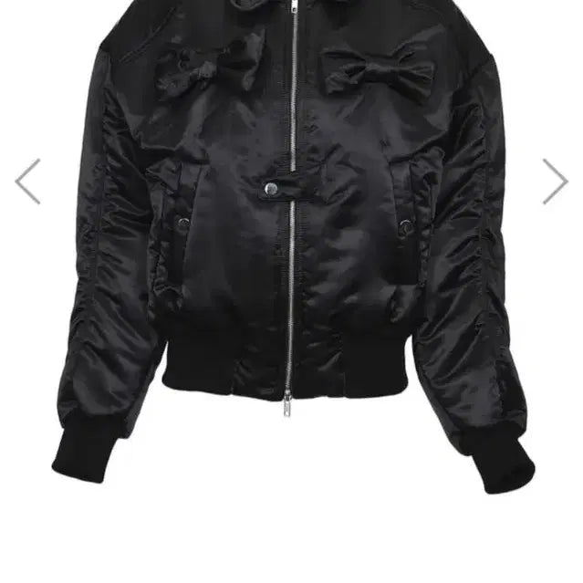 [BUNJANG] BMUET Ribbon Bomber Jacket / 비뮈에트 BMUET(TE) 리본 봄버