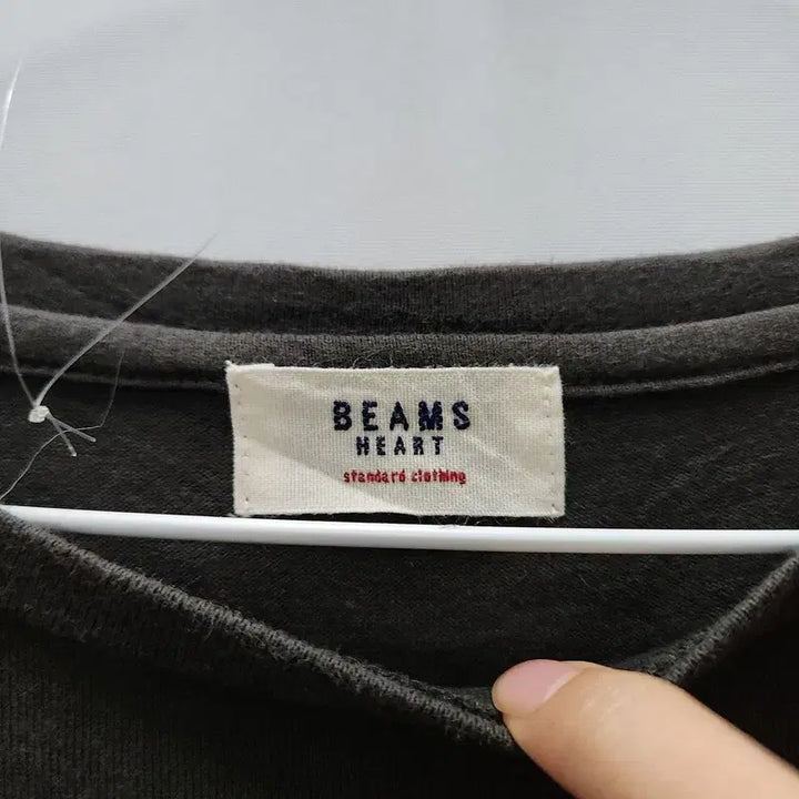 [BUNJANG] BEAMS Heart Frill Sleeve Dark Grey Dress L / BEAMS heart 빔즈하트 프릴소매 다크그레이 원피스 L