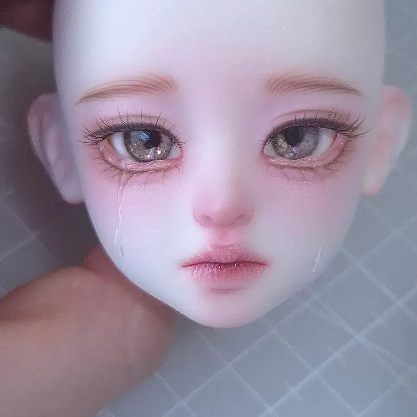 [BUNJANG] MSD Doll Head Tears Makeup Doll Head / MSD 눈물메이크업 구관 헤드 구체관절인형