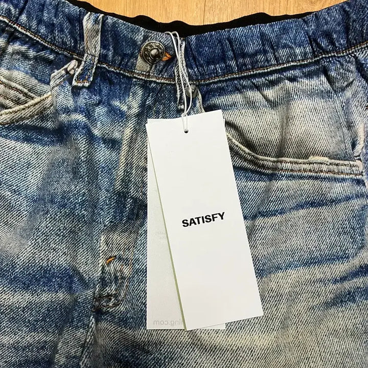 [BUNJANG] Satisfy Peace Shell Denim Shorts / 새티스파이 SATISFY 피스쉘 데님 쇼츠 M 판매