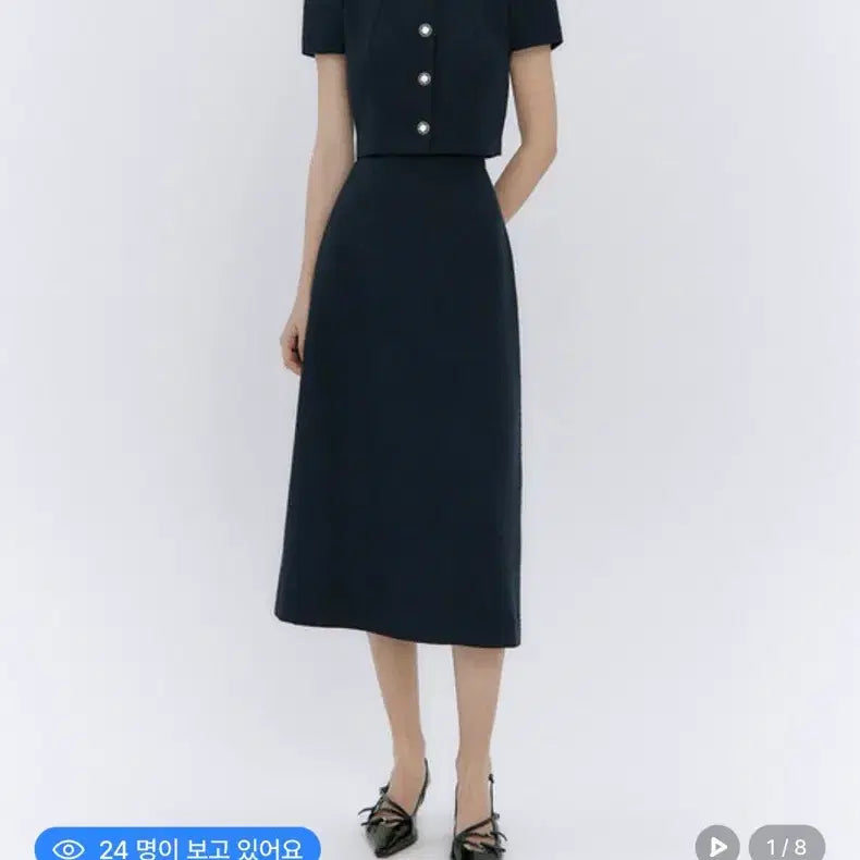[BUNJANG] IVANA HELSINKI Leena Tweed Set-up M / 이바나헬싱키 Leena 트위드 셋업 M