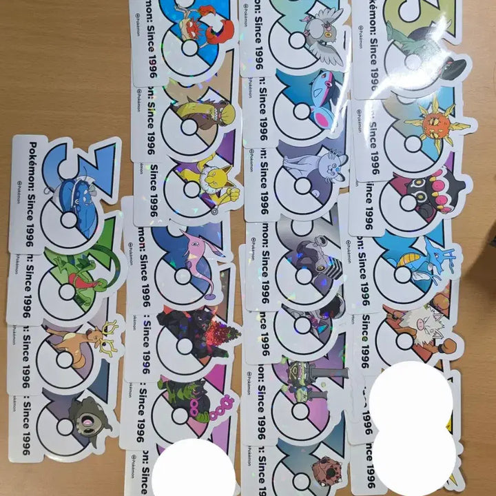 [BUNJANG] Pokemon 30th Anniversary Logo Sticker / 포켓몬스터 포켓몬 30주년 로고 스티커 일괄