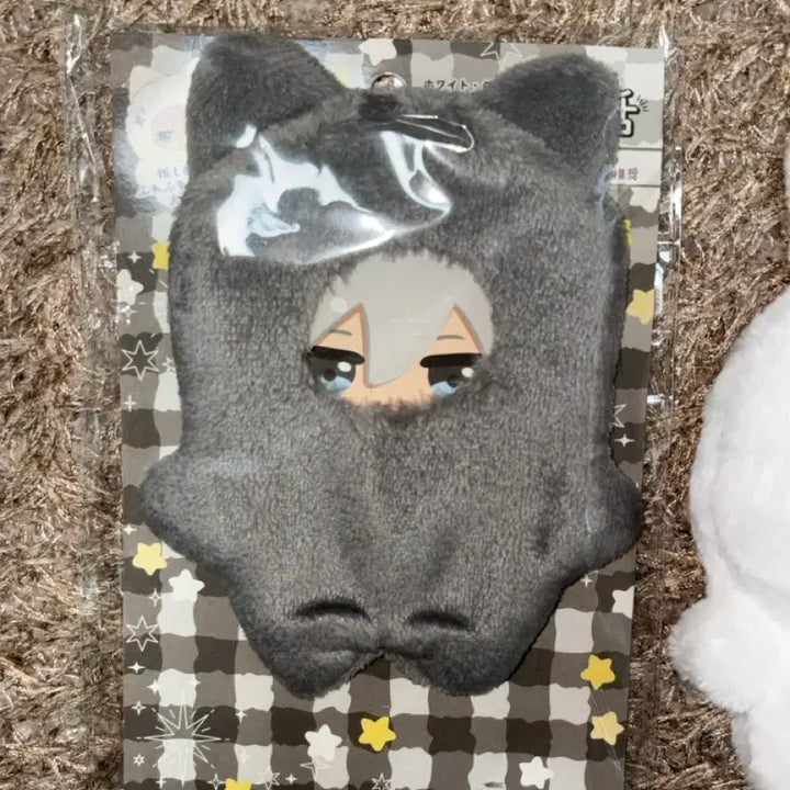 [BUNJANG] Japanese 10cm/11cm Plush Doll Clothes Cat Suit (Black, Sealed) / 솜인형 일본 10cm,11cm누이옷 고양이 슈트 블랙 미개봉