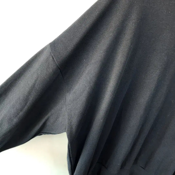 [BUNJANG] Colorblock Layered Sweatshirt Dress / 아방 맨투맨 배색 레이어드 원피스