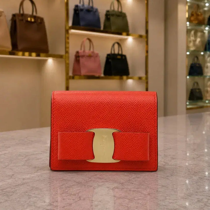 [BUNJANG] Salvatore Ferragamo Vara Bow Leather Wallet / [A급] 페라가모 바라 보우 지갑 판매합니다!!!