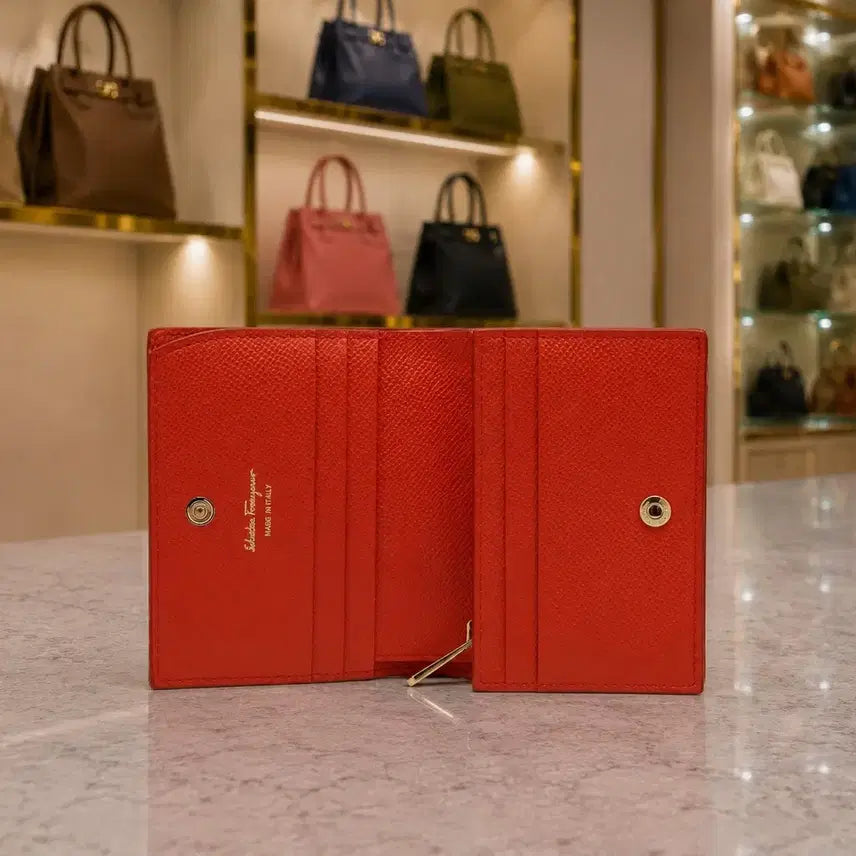 [BUNJANG] Salvatore Ferragamo Vara Bow Leather Wallet / [A급] 페라가모 바라 보우 지갑 판매합니다!!!