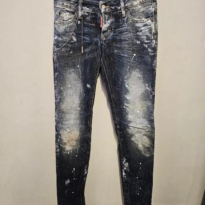 [BUNJANG] DSquared2 Paint Denim Jeans / 디스퀘어드2 페인트 데님 청바지
