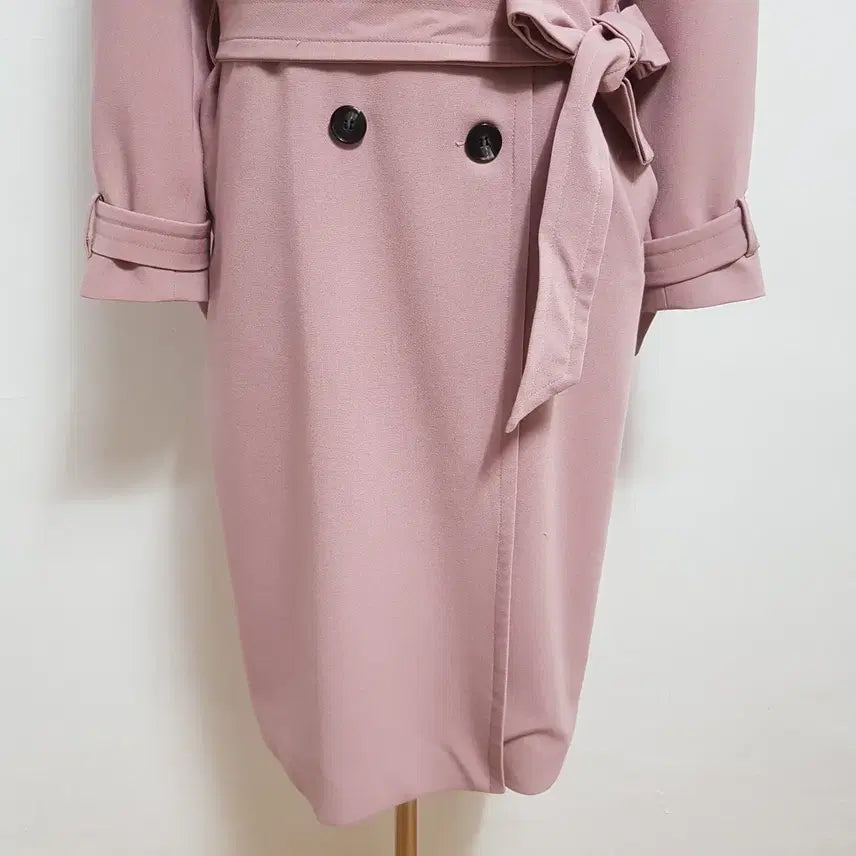 [BUNJANG] STITCHSNAP Pink Trench Coat Free Size / 5061/STITCHSNAP 여 free사이즈 핑크트렌치코트/내옷방