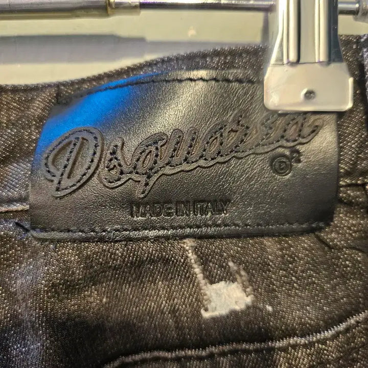 [BUNJANG] DSQUARED2 Damage Washing Black Skinny Jeans / 디스퀘어드 데미지 워싱 블랙 스키니진