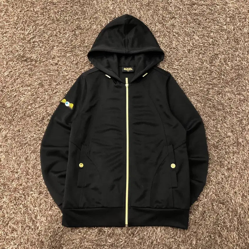 [BUNJANG] Bonderchoice Y2K Cubic Big Logo Hooded Zip-Up Jacket / 95 본더치 Y2K 큐빅 빅로고 후드집업 자켓