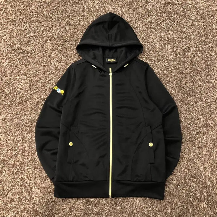 [BUNJANG] Bonderchoice Y2K Cubic Big Logo Hooded Zip-Up Jacket / 95 본더치 Y2K 큐빅 빅로고 후드집업 자켓
