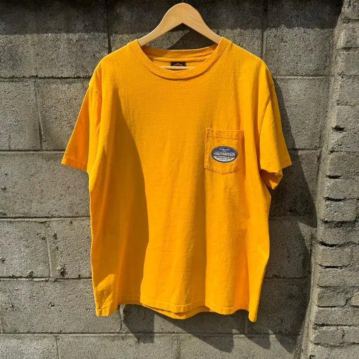 [BUNJANG] Harley-Davidson 2005 Pocket Print Short Sleeve T-Shirt XL / 00s 할리데이비슨 빈티지 2005 포켓 프린팅 반팔 티셔츠 xl