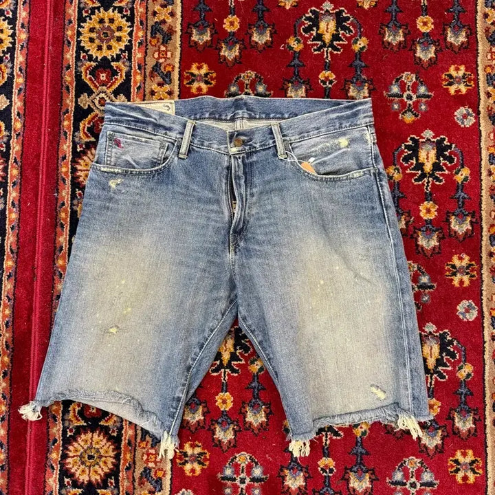 [BUNJANG] Polo Ralph Lauren Vintage Denim Shorts 34in / 폴로 랄프로렌 빈티지 데님 반바지 34in