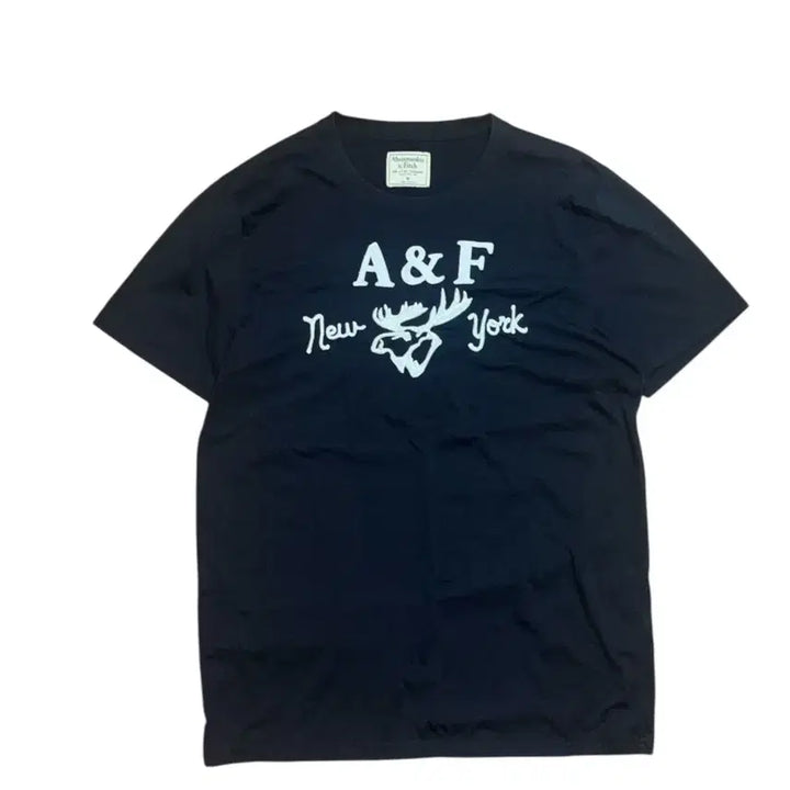 [BUNJANG] Abercrombie Black Short Sleeve T-Shirt / 아베크롬비 블랙 반팔 티셔츠