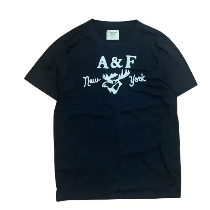 [BUNJANG] Abercrombie Black Short Sleeve T-Shirt / 아베크롬비 블랙 반팔 티셔츠
