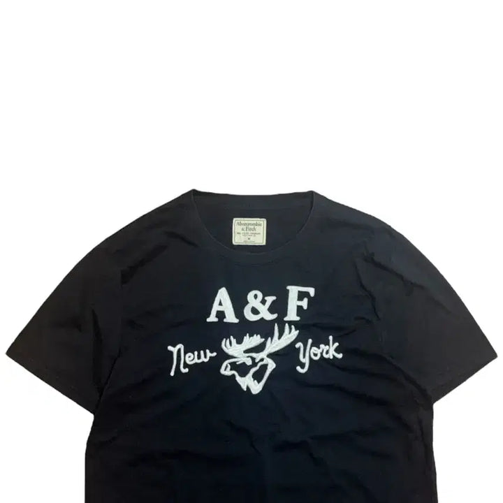 [BUNJANG] Abercrombie Black Short Sleeve T-Shirt / 아베크롬비 블랙 반팔 티셔츠