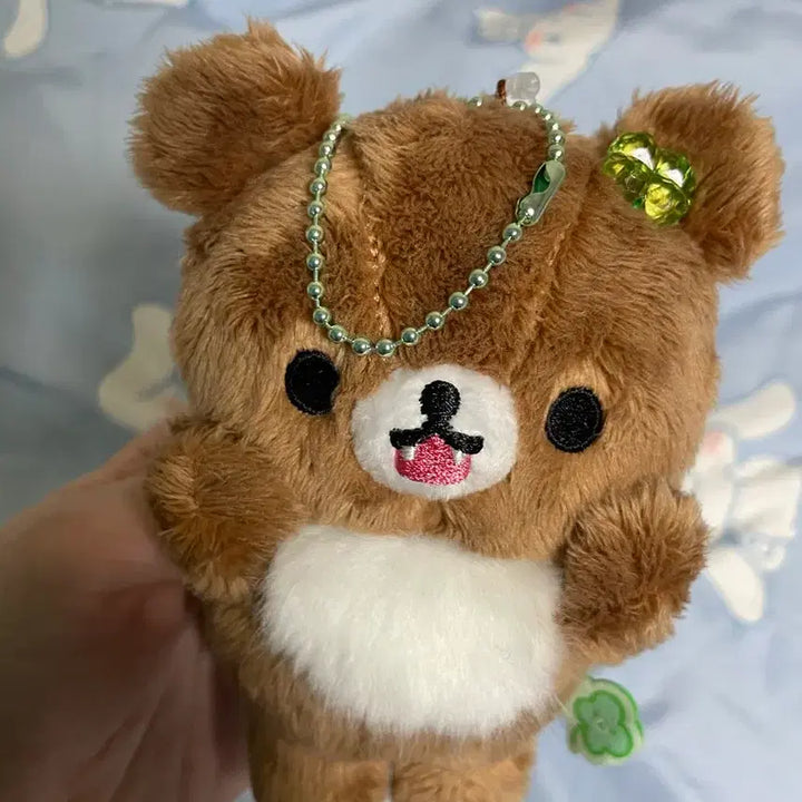 [BUNJANG] San-X Chairoikoguma 10th Anniversary Mascot Ball Chain Keychain / [새상품] 산엑스 차이로이코구마 10주년 마스코트 볼체인 키링