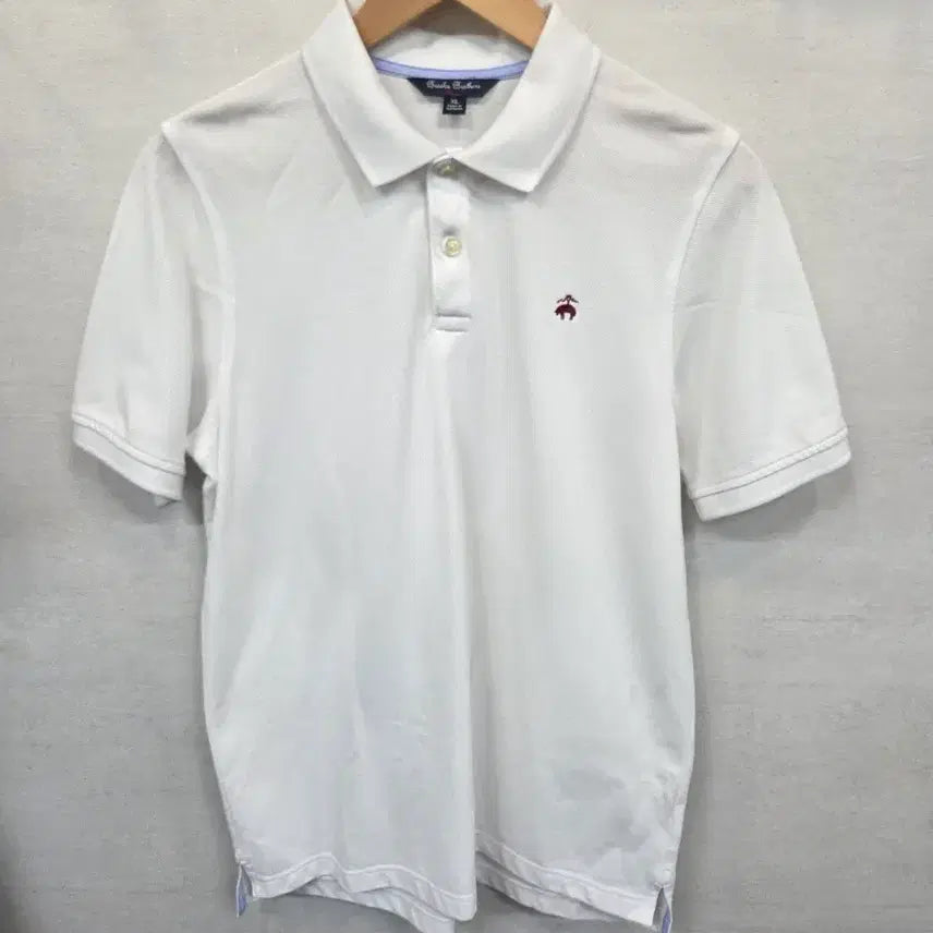 [BUNJANG] Brooks Brothers Caravan Short Sleeve Shirt White / 브룩스브라더스 여성 카라반팔 화이트 xl 남성 s