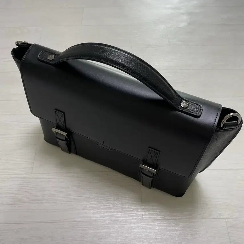 [BUNJANG] Bedford Elevens Polygon Double Belted Satchel Bag Crossbody Bag Briefcase / 베드포드일레븐스 폴리건 더블벨티드 사첼백 크로스백 서류가방