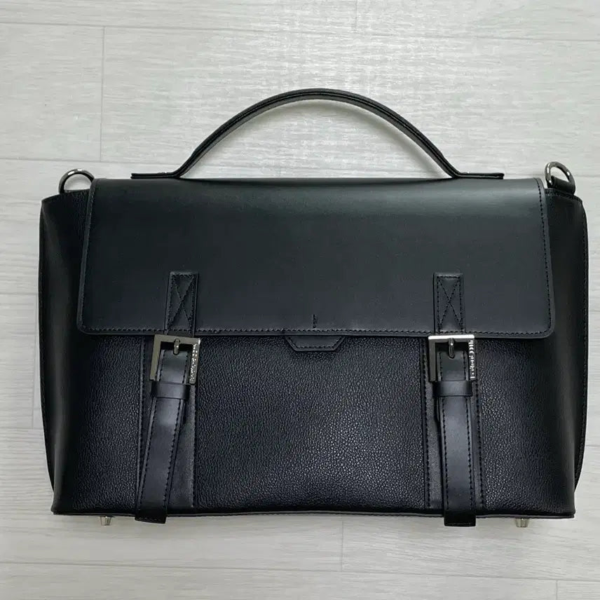 [BUNJANG] Bedford Elevens Polygon Double Belted Satchel Bag Crossbody Bag Briefcase / 베드포드일레븐스 폴리건 더블벨티드 사첼백 크로스백 서류가방