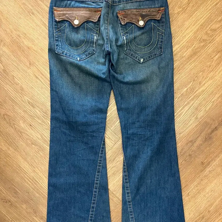 [BUNJANG] True Religion N200 Bootcut Denim Pants Leather / N200 트루릴리전 부츠컷 데님팬츠 레더
