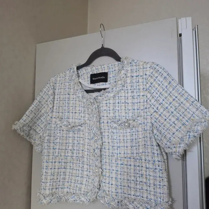 [BUNJANG] Repen Studio Pearl Button Tweed Jacket / 리펜 스튜디오 진주버튼 트위드자켓