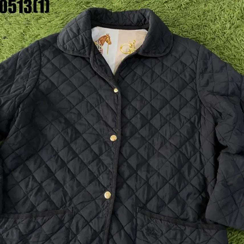 [SOLD OUT] 버버리 퀼팅 자켓 블랙 여성용 S