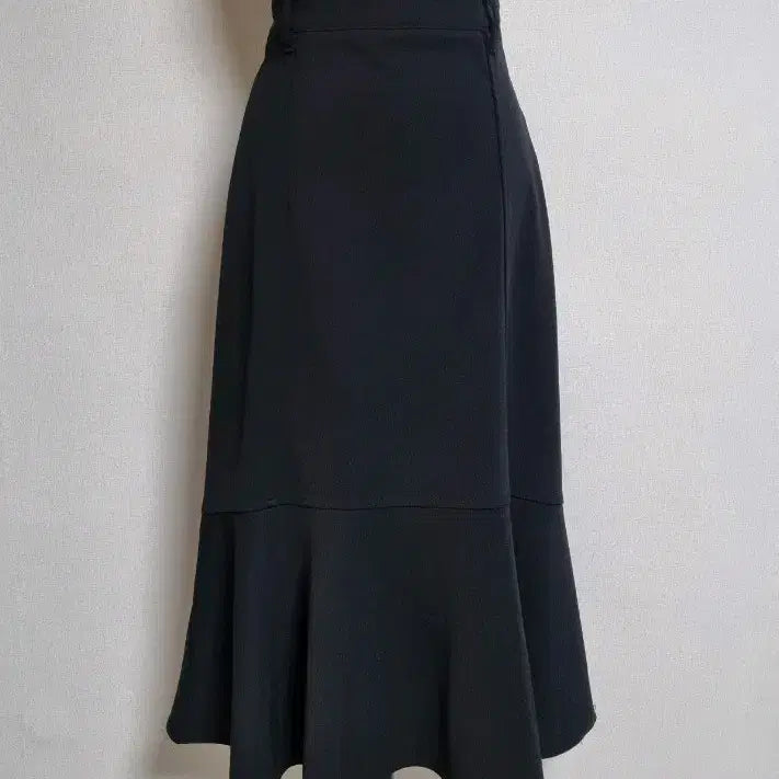 [BUNJANG] Black Flare Long Skirt / LS42 블랙 플레어 롱스커트