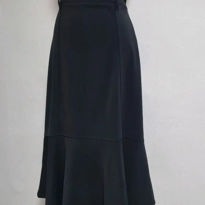 [BUNJANG] Black Flare Long Skirt / LS42 블랙 플레어 롱스커트