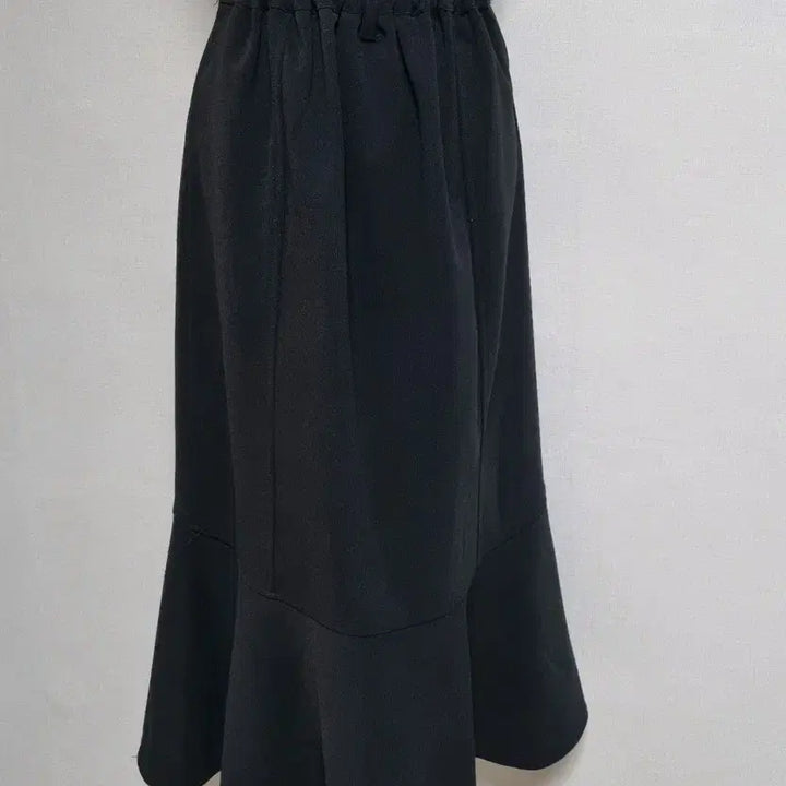 [BUNJANG] Black Flare Long Skirt / LS42 블랙 플레어 롱스커트