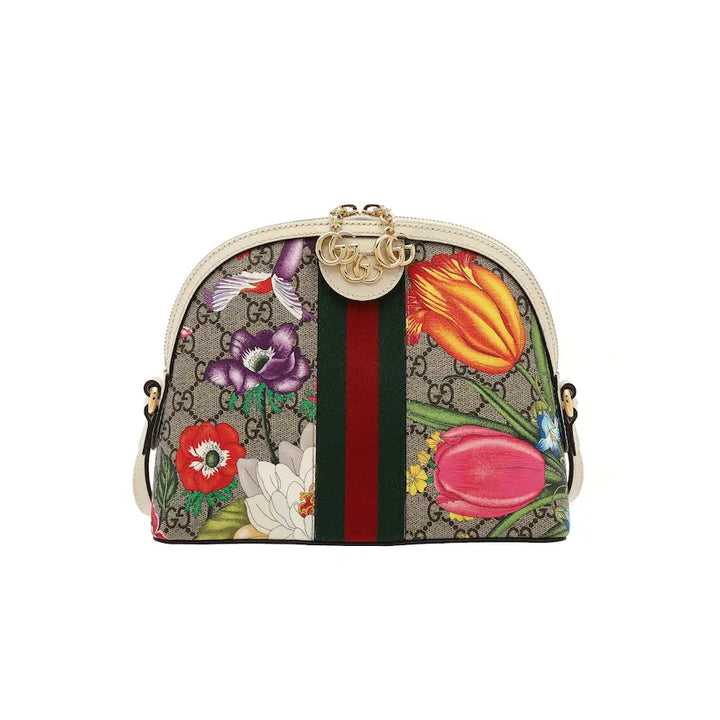 [BUNJANG] Gucci Ophidia Floral Shoulder Bag Small / 구찌 오피디아 플로랄 숄더백 스몰