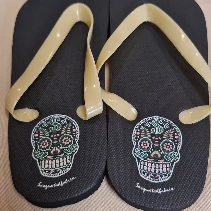[BUNJANG] Sasquatchfabrix Skull Flip-Flops / 사스콰치 패브릭스 스컬 플립플랍