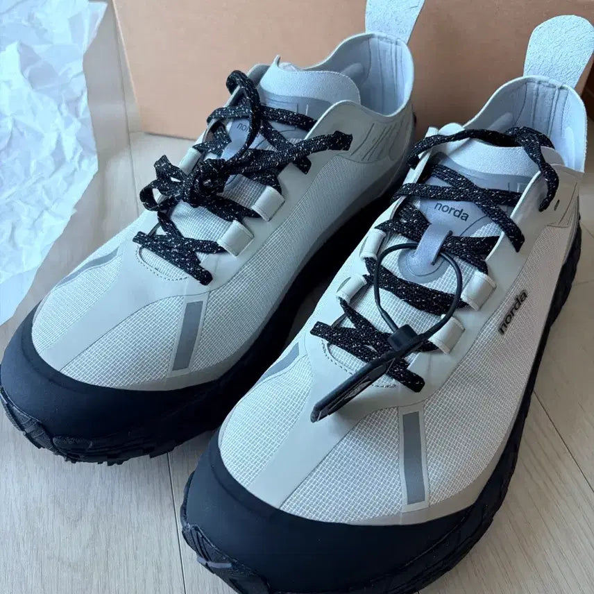 [BUNJANG] Norda 001 Cinder Trail Running Shoes Cream / 노다 Norda 001 신더 280 새제품 (크림검수)