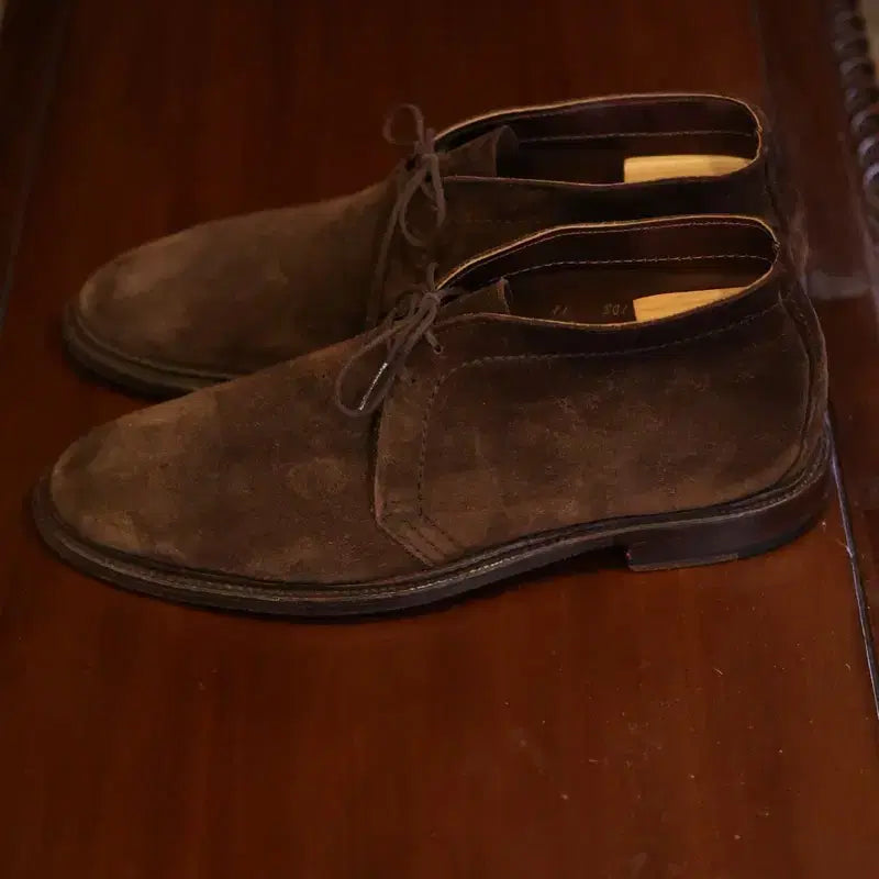 [BUNJANG] Alden 1492 Chukka Boots Brown Suede US 11D / Alden 알든 1492 처카 부츠 브라운 스웨이드 11D USA