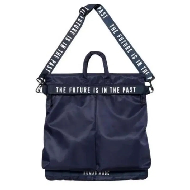 [BUNJANG] Human Made Helmet Bag Navy Crossbody / 휴먼메이드 Human Made 헬멧 백 백팩 네이비 크로스백