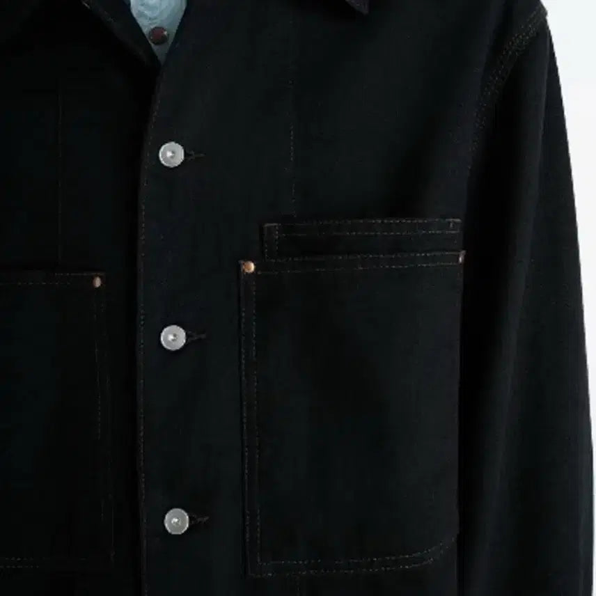 [BUNJANG] Lemaire 25FW Workwear Overshirt Jacket Black / [46] 르메르 25FW 워크웨어 오버셔츠 자켓 블랙