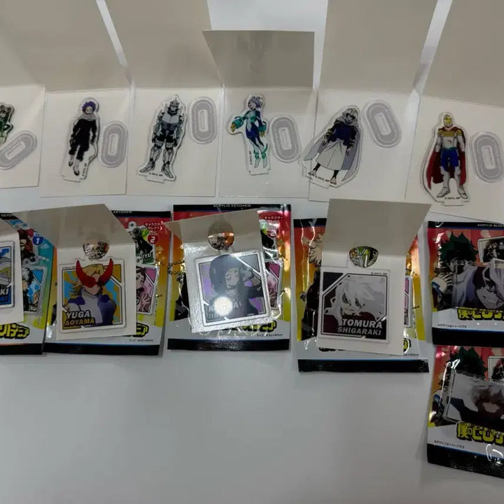 [BUNJANG] My Hero Academia Daiso Acrylic Standee, Keychain, and Block Set / 나히아 다이소 아크릴