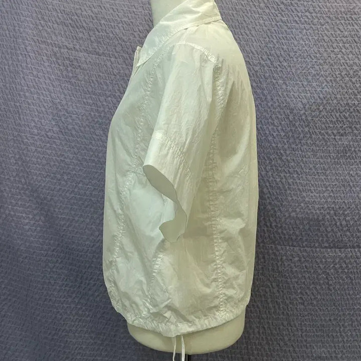 [BUNJANG] Club Monaco White Short Sleeve Blouse / 24년한섬 클럽모나코 CLUB MONACO 반팔 블라우스 화이트 55